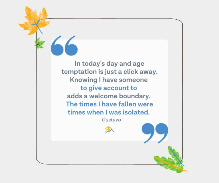 Quote graphic, customer testimonial about isolation